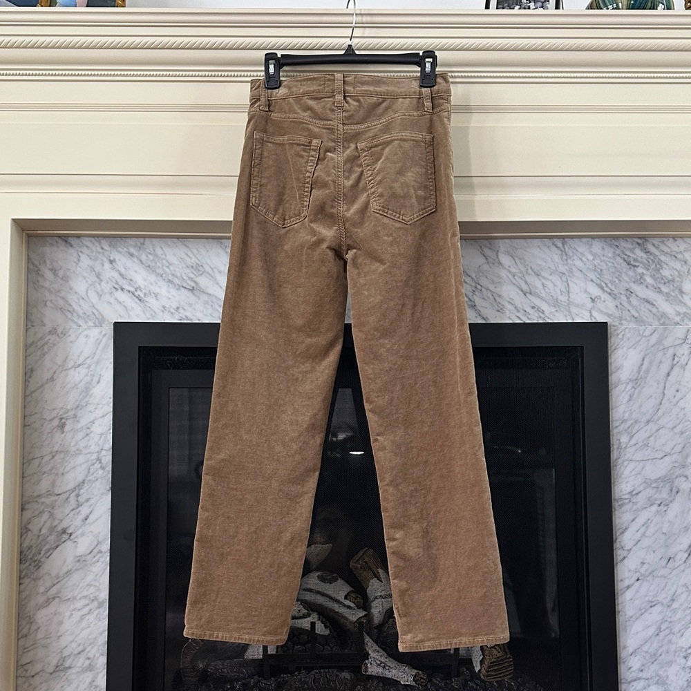 FRAME Denim Straight Leg Corduroy Pants in Camel Brown - Picture 4 of 6